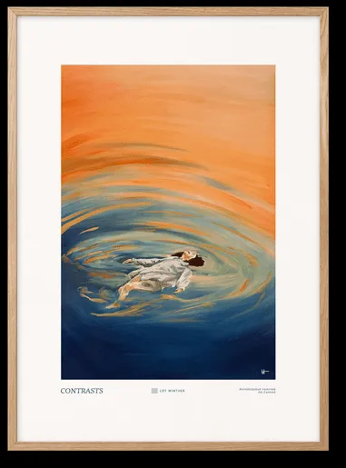 Peléton Contrasts 70x100 Plakat